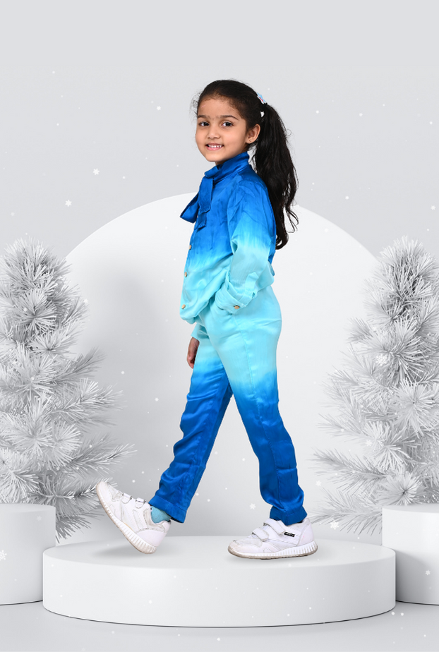 Satin Relaxed Coord For Girls By Kiddicot