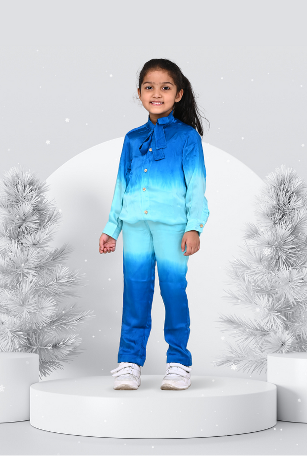 Satin Relaxed Coord For Girls By Kiddicot