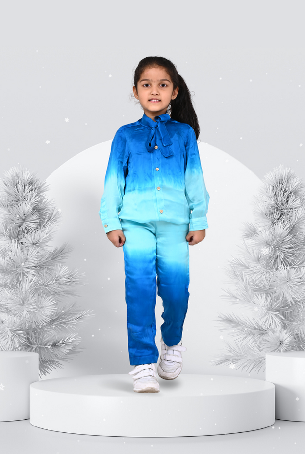 Satin Relaxed Coord For Girls By Kiddicot