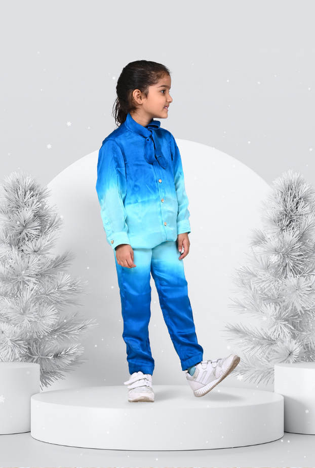 Satin Relaxed Coord For Girls By Kiddicot