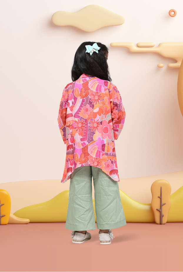 3pc Cotton Rich Outfit For Girl By Kiddicot