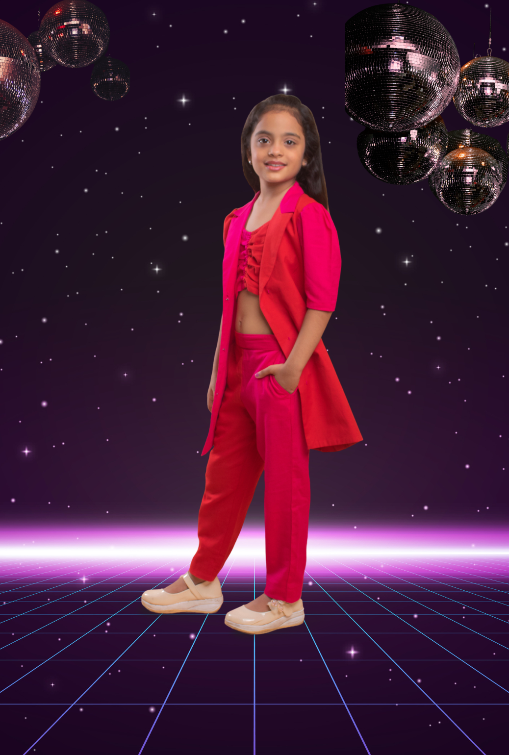 Color Block 3 Pc Set For Girl By Kiddicot