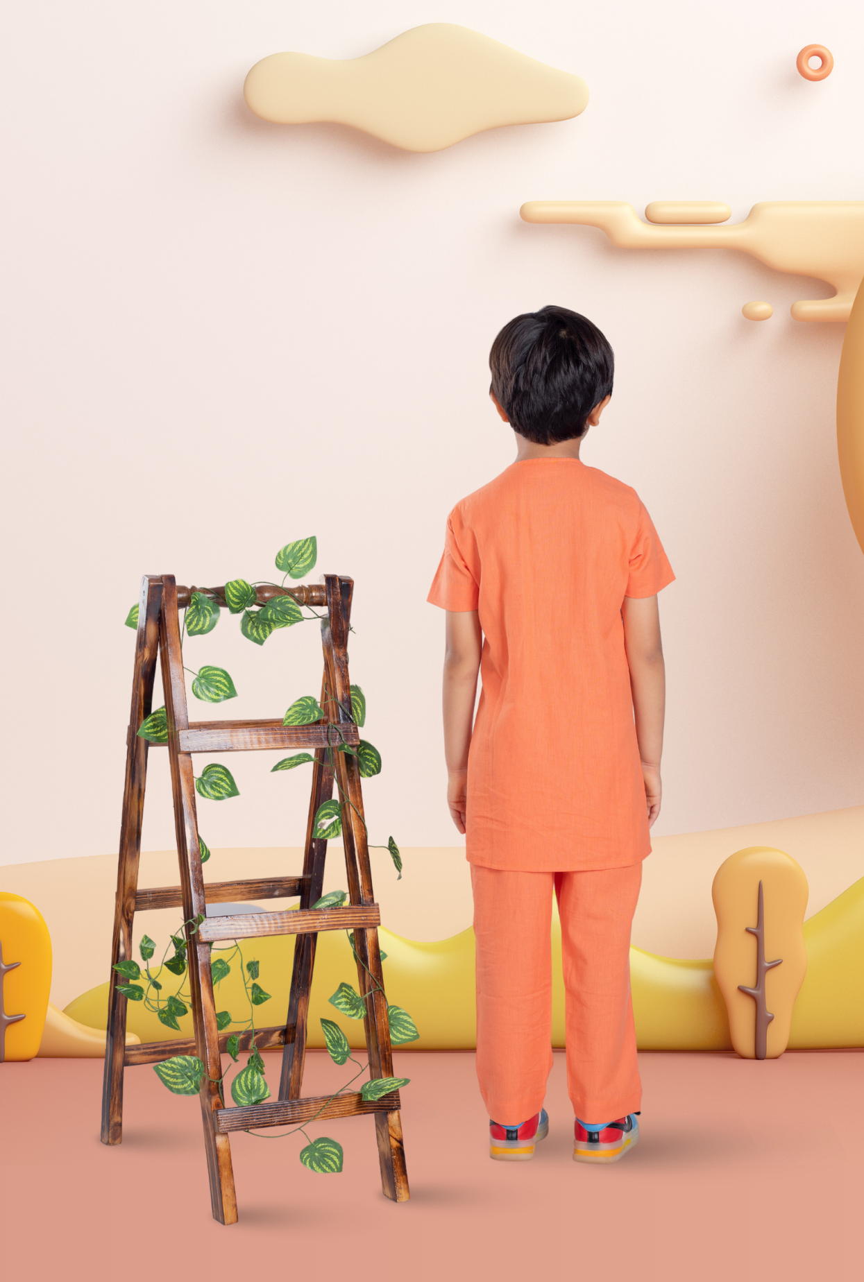 Floral Kurta With Pants For Boy By Kiddicot