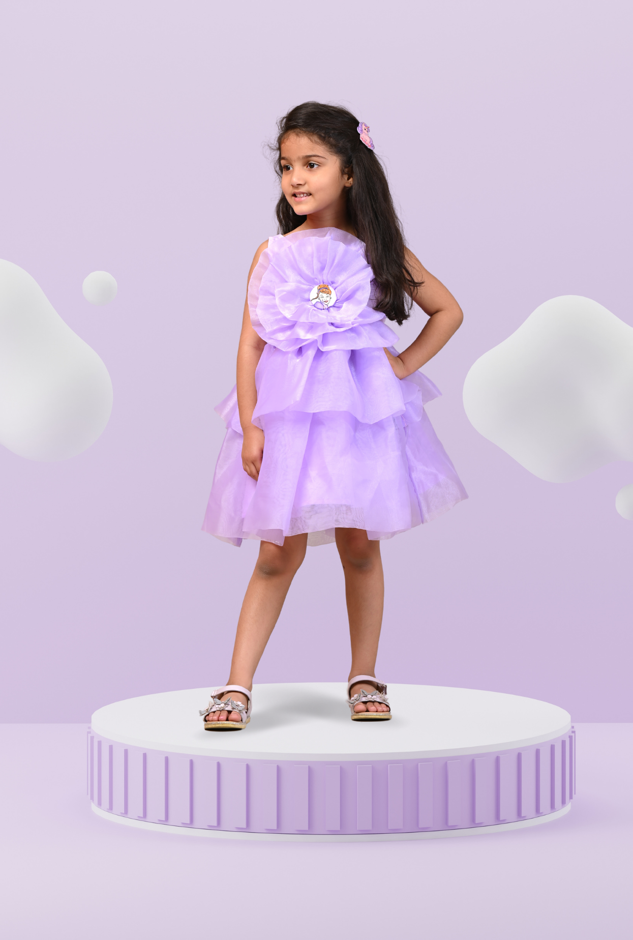 Princess Embellished Organza Dress