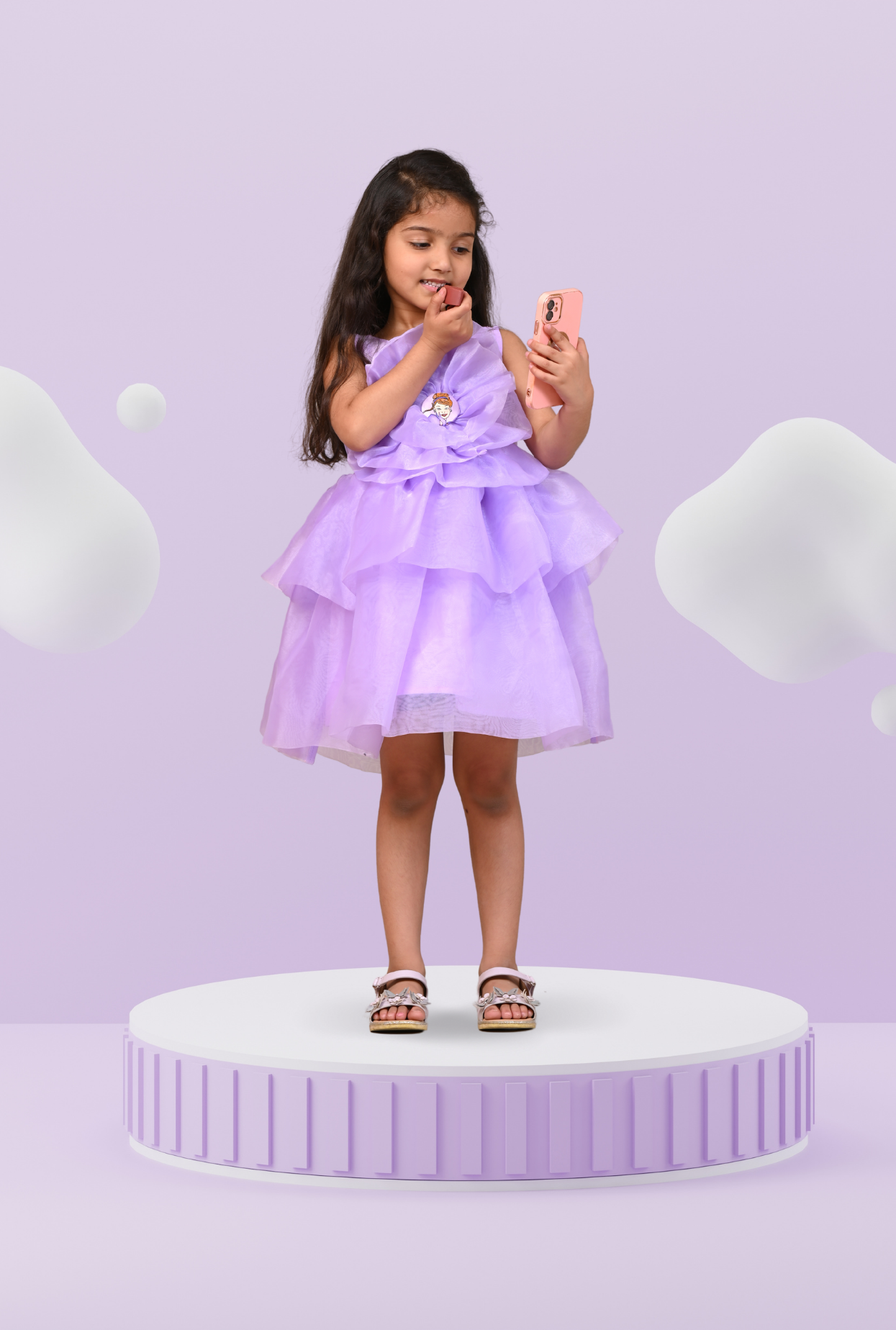 Princess Embellished Organza Dress