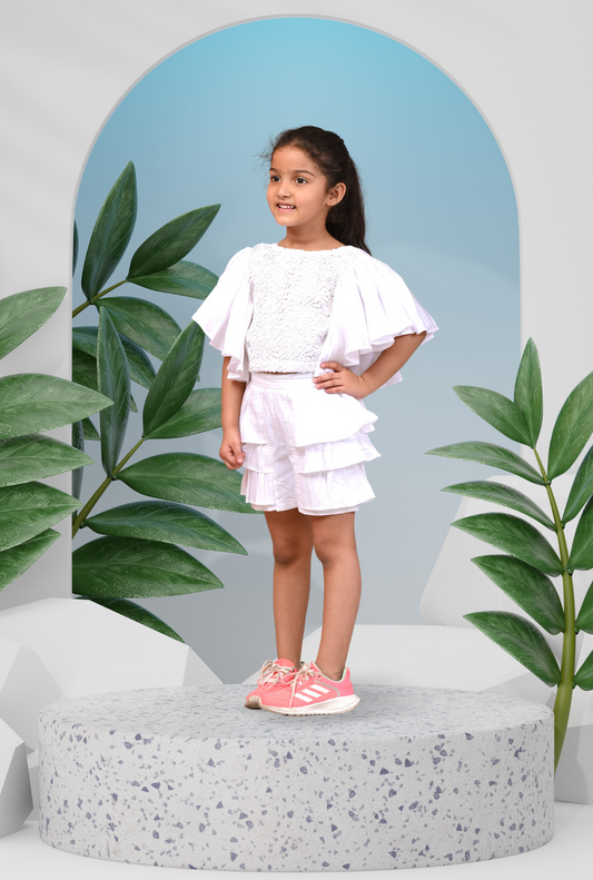 Pure Cotton Embroidered Top And Bottom