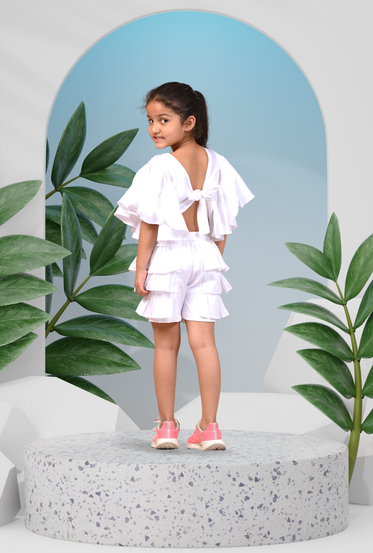 Pure Cotton Embroidered Top And Bottom