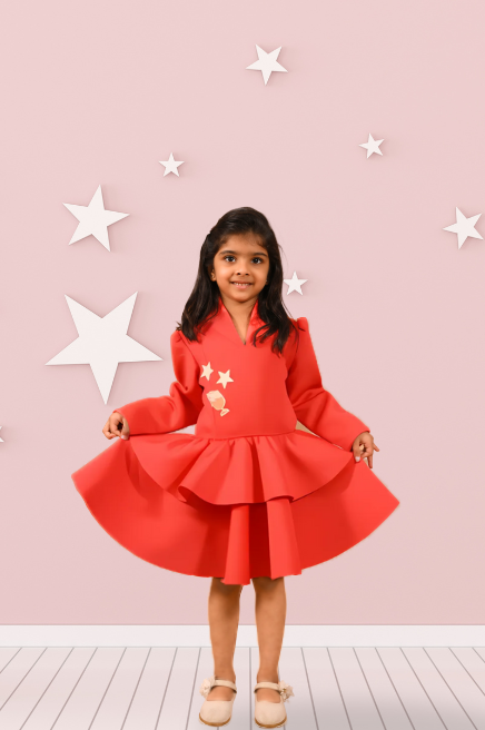 PEARLY SCUBA DRESS
