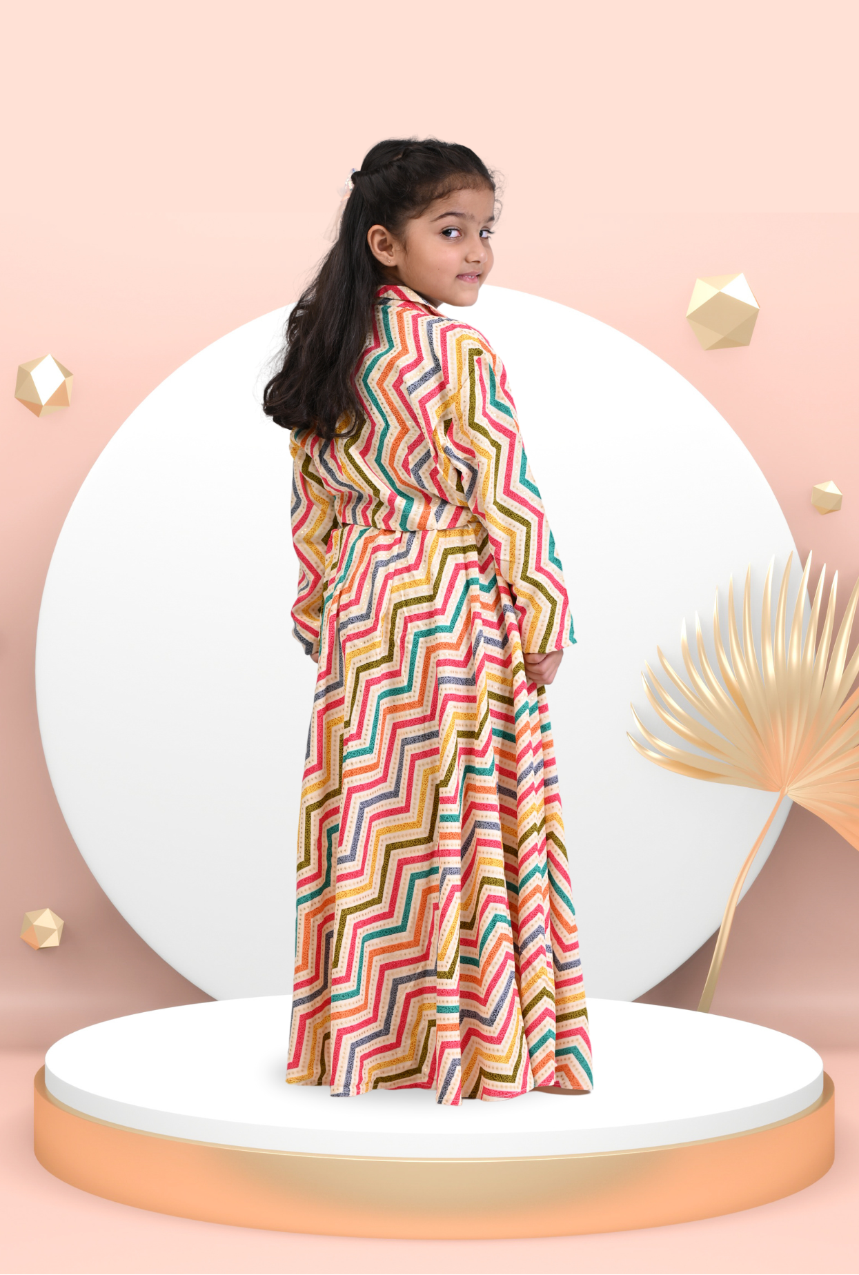Rayon Printed 3 Pc Set For Girls By Kiddicot