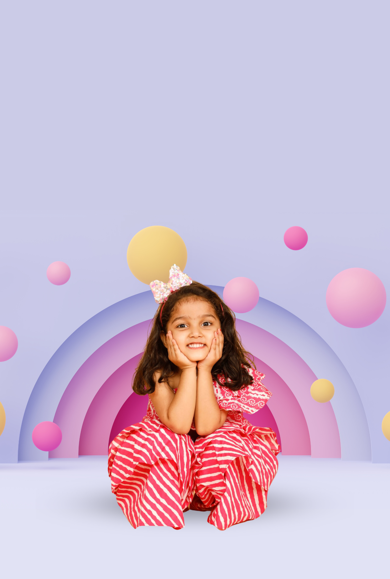 Printed Frilly Layered Top and Sharara For Girls By Kiddicot