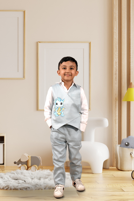 DRAGON WAIST COAT AND TROUSER SET