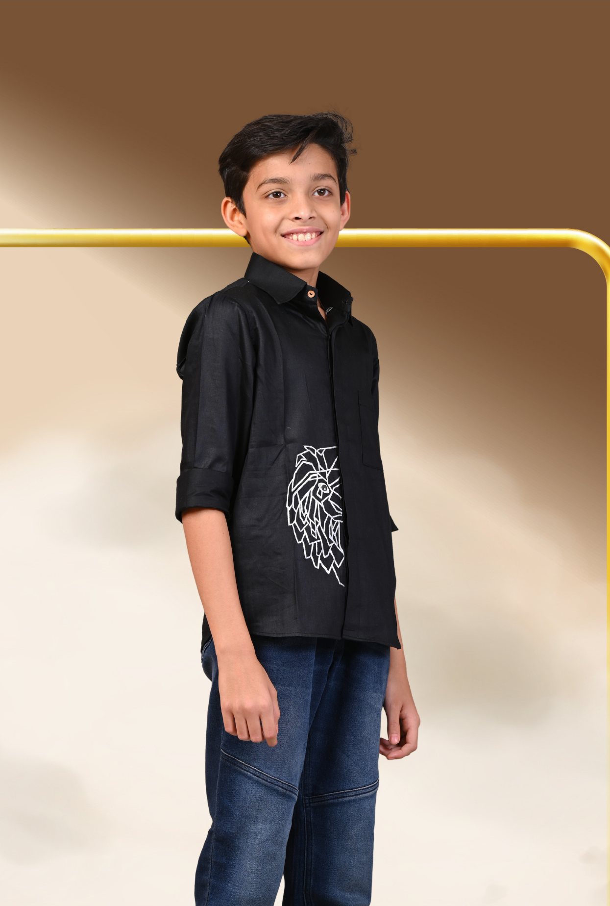 Pure Cotton Handpainted Shirt