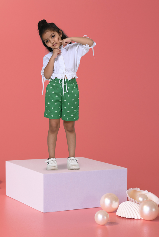 2 Pc Cotton Rich Outfit For Girl By Kiddicot