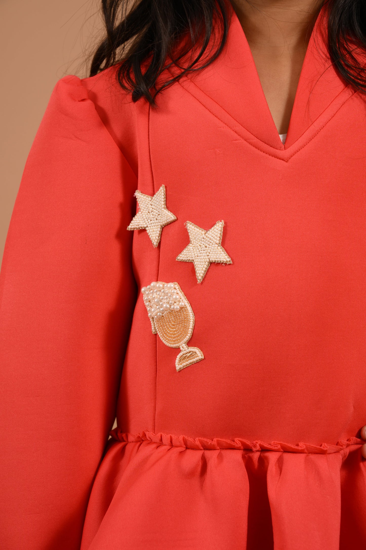 PEARLY SCUBA DRESS