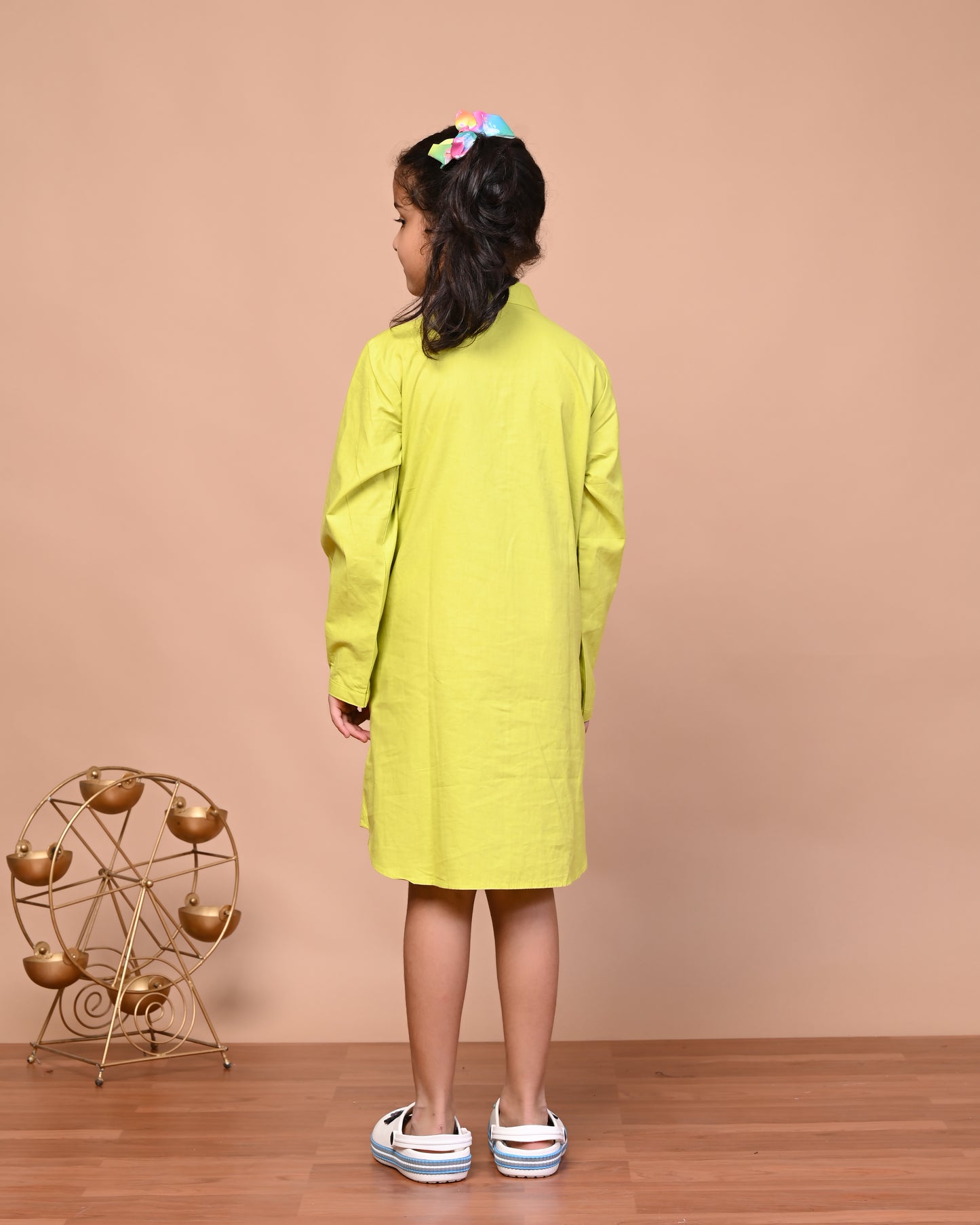 Color Block Pure Cotton Dress