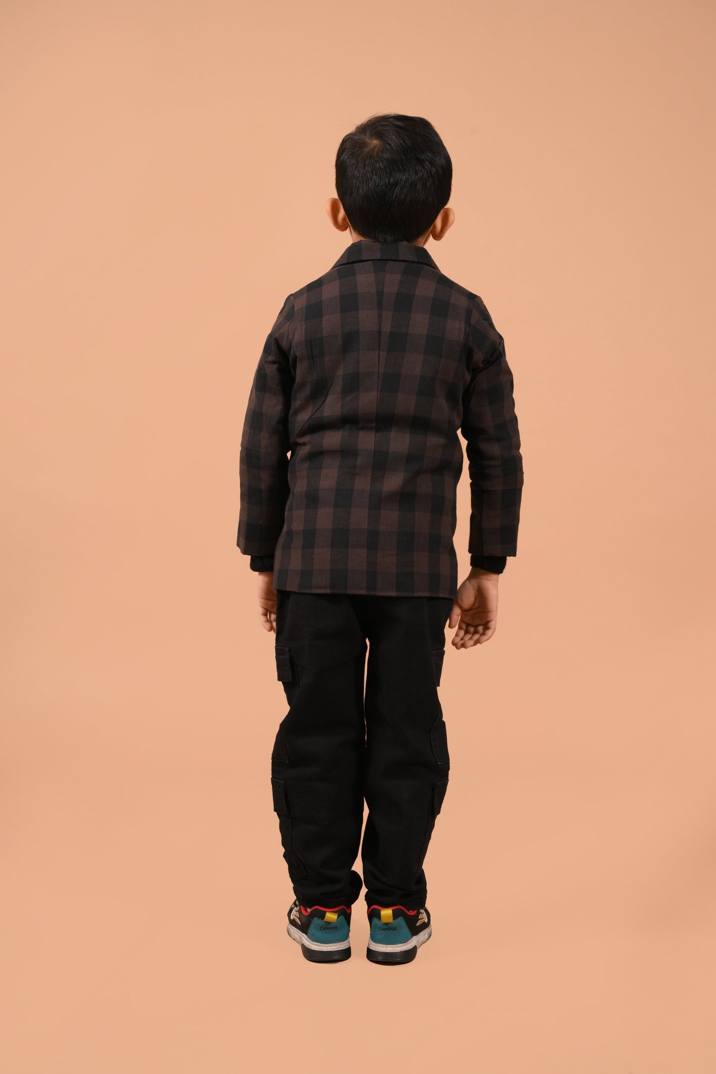 CHECKED BLAZER